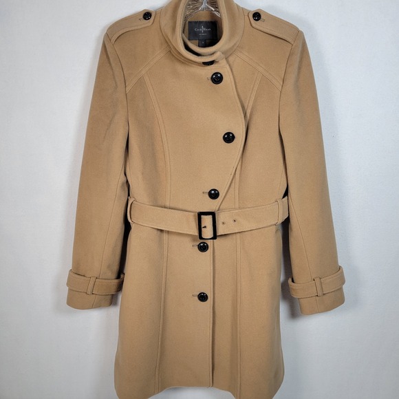 Cole Haan Jackets & Blazers - Cole Haan Tan Belted Coat